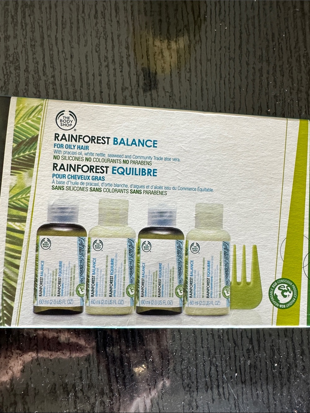 The Body Shop Rainforest Balance Hair Care Set - NEW
